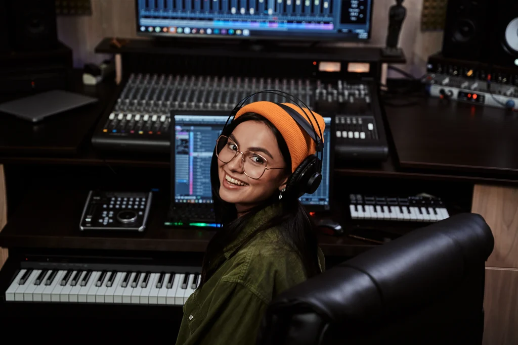 We've been producing in music studio